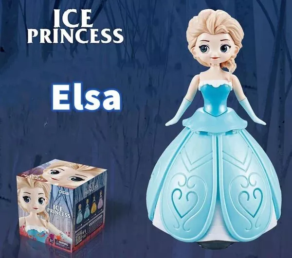 Frozen Snow Fairy Princess Spinning Dancing Toy Elsa Flashing Singing Rotating