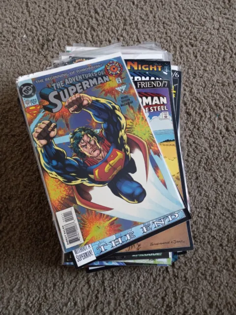 Huge DC Comic Lot! 100-125 Mixed Issues! Justice League, Superman, Batman Etc!!