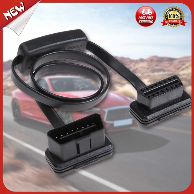 es ELM327 Extension Connector Cable Black OBD 2 Auto ELM327 Extension Cable