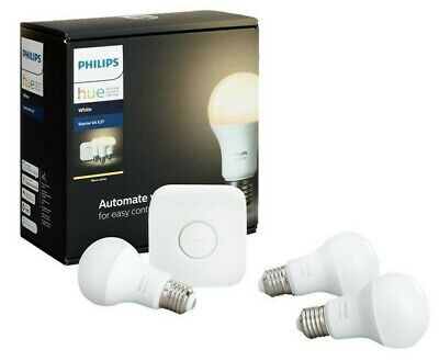 Philips Hue Led-Leuchtmittel-Starter-Set E27 Bianco