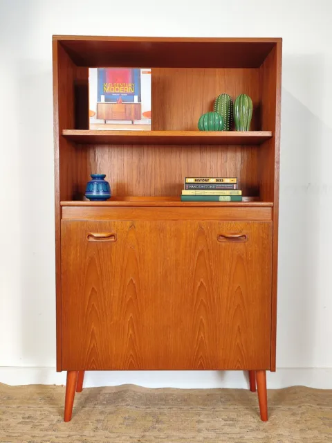 Vintage Retro G Plan Bookcase Drinks Display Cabinet Mid Century Teak Del Avail 2