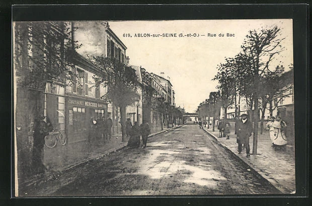 CPA Ablon-sur-Seine, Rue du Bac