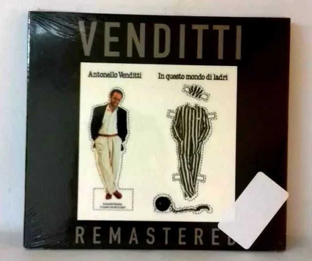 Antonello Venditti Remastered ‎–In Questo Mondo Di Ladri CD Editoriale Sigillato