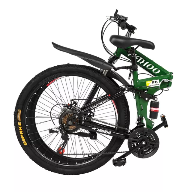 Folding deals suspension bike