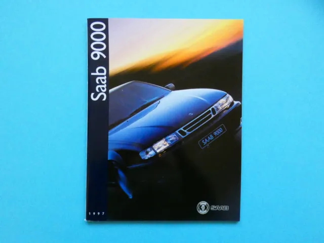 Prospekt / Katalog / Brochure Saab 9000 CS, CSE, Anniversary und Aero - 1997