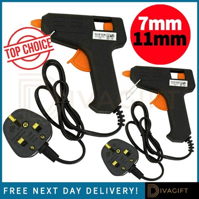 MINI Hot Melt colla pistola 10W innesco ELETTRICO Adesivo Hobby Craft Bastoncini di Libero fai da te