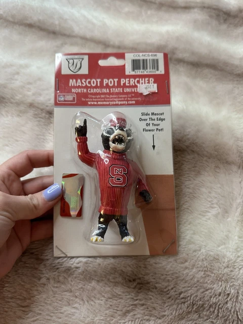 NC State Mascot Pot Percher