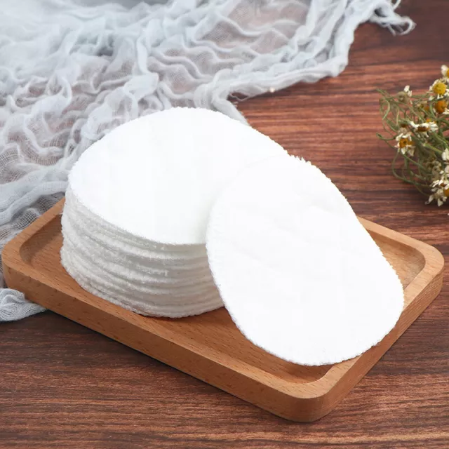 20 piezas almohadillas de algodón reutilizables removedor de maquillaje lavable almohadilla limpiador facial suave ZR