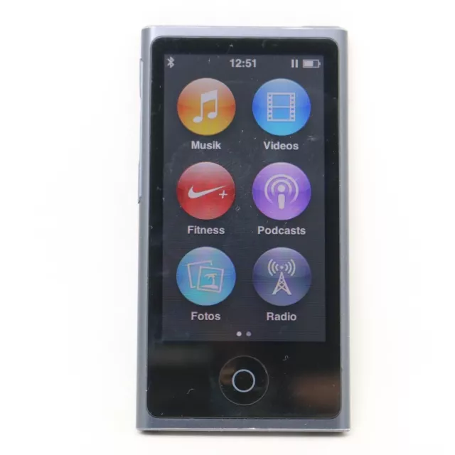 Apple iPod nano 7. Generation Graphit (16GB) MP3 Player / Bluetooth / Händler