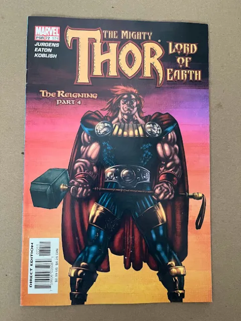Thor # 72 Fine Marvel Comics 2004 Dan Jurgens 2Nd Series