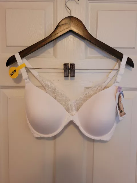 NWT Vanity Fair 75212 Flattering Lift Front Close Underwire Bra 36D