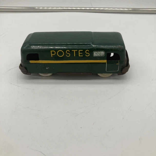 RARE CAMION POMPIERS CHARLES ROSSIGNOL CR 3005 TÔLE Lg 45cm BON ÉTAT 1950