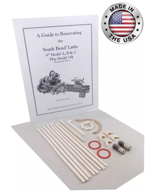 South Bend Lathe 9" Model A - Rebuild Guide & Parts Kit (Horizontal Drive)