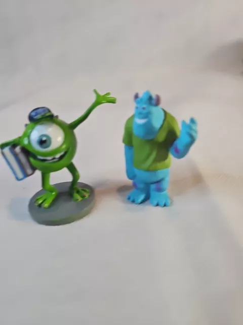 Rare Disney Pixar Monsters University Mike Wright & Sulley 2" Figures