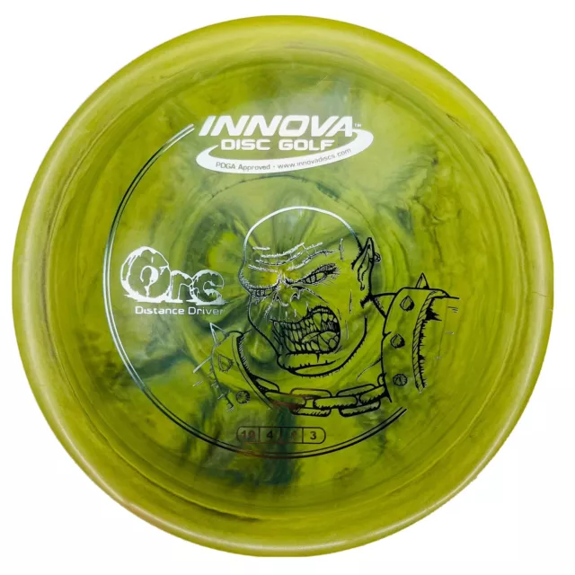 *Rare Swirl* DX Orc Innova disc golf distance driver - green 166g