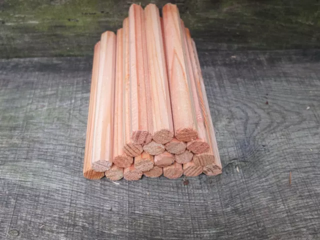 Douglas Fir framing pegs, x 40 suitable for timber frames, garages, outbuildings