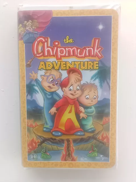 THE CHIPMUNK ADVENTURE VHS Tape Chipmunks Chippettes 1987 Clamshell $9.