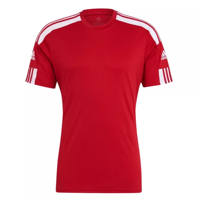 adidas Squadra 21 Trikot Herren - rot Sport T-Shirt - Fußball Training Shirt