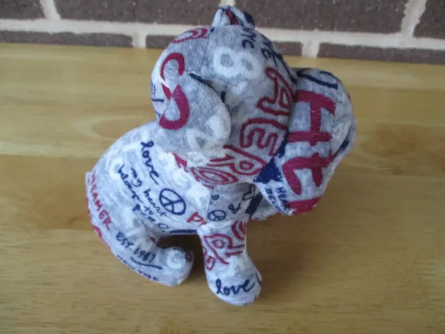 A'eropostale Advertising Collectible Bulldog 6" Tall Graphic Logo Plush Stuffed