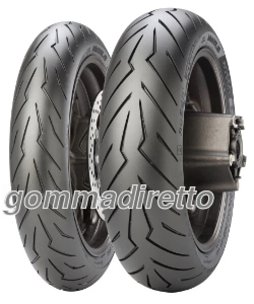 1x Pneumatici Moto Pirelli Diablo Rosso Scooter 130/70 -12 62P RF