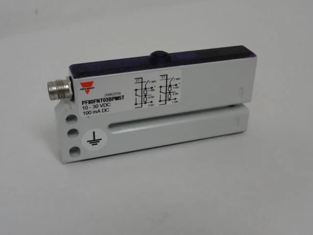 195612 New-No Box; Carlo Gavazzi PF80FNT03BPM5T Photo sensor; 10-30VDC; 0.1A