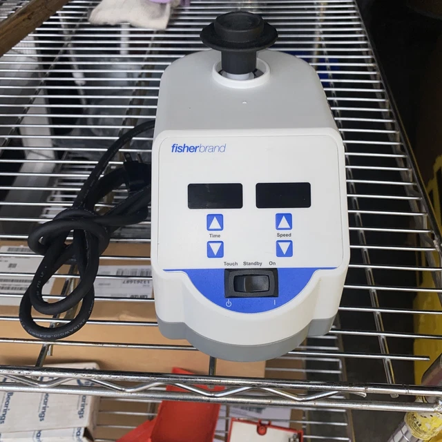 Fisherbrand Digital Vortex Mixer Model 9454FIDGUS, CAT 02215418 w/ Cup Head, IB1
