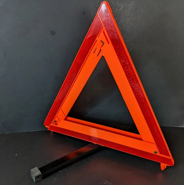 Triangle Emergency Reflective Sign 3 Pack  Safety Warning Triangle Roadside