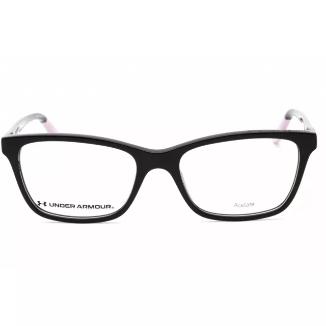 UNDER ARMOUR WOMEN'S Eyeglasses Black Full Rim Rectangular Frame UA ...