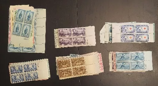 3 Cent US Postage Stamps from 1940's & 1950's Lot of 400+ Unique Collection