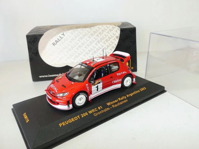 Peugeot 206 WRC Gronholm Rallye Nouvelle Zélande 2003 Sunstar