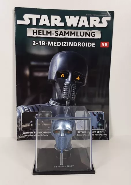 DeAgostini, Star Wars Helm-Sammlung 58, 2-1B Surgical Droid, Heft 1/5 OVP #HS48