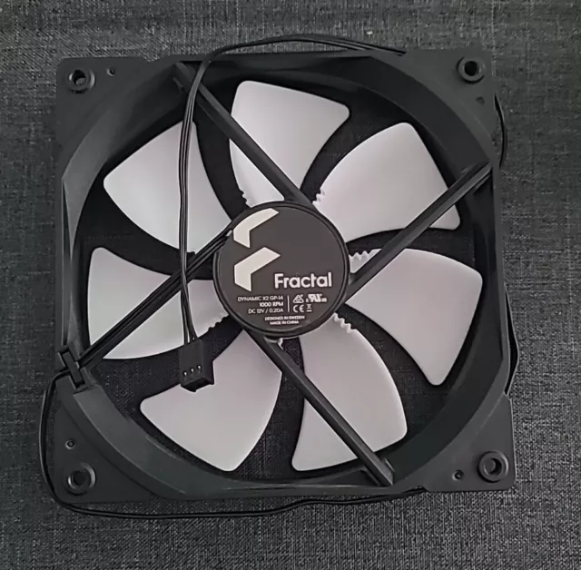 Ventilateur Fractal Design Dynamic X2 GP-14 140mm Case Fans Black 3-Pin