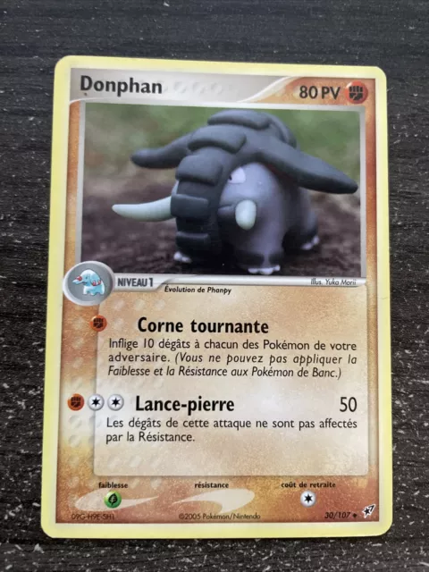 Donphan Unco - Pokémon 30/107 Ex Deoxys Proche Du Neuf Fr