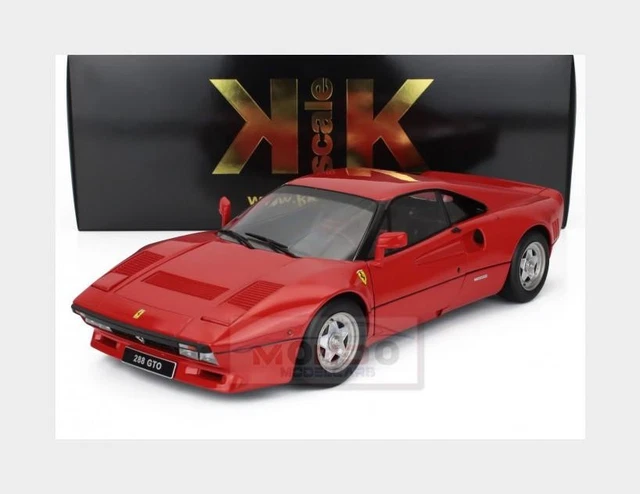 Ferrari 288 GTO 1984 Noire 1/18 – KK SCALE – Modèle KKS180412 – NEUF