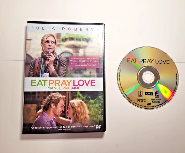 EAT PRAY LOVE DVD 2010 Julia Roberts Romance Drama £4.46 - PicClick UK