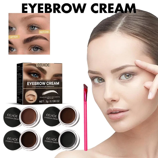 Cejal Tatuaje Tinte Gel Cejas Cepillo Impermeable Cosmético Duradero Largo X8W7