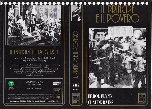 IL PRINCIPE E IL POVERO (1937) vhs ex noleggio EUR 8,50 - PicClick IT