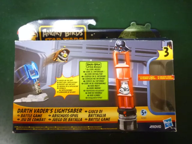 Angry Birds Star Wars Darth Vader's Lightsaber Battle Game + 3 extra Figuren