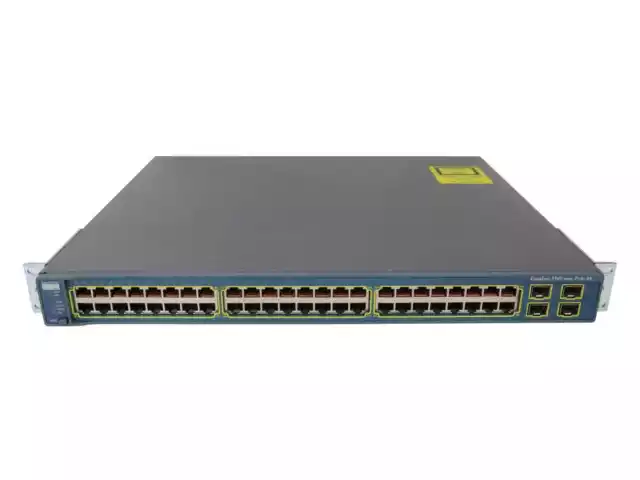 Cisco Switch WS-C3560-48PS-S 48Ports PoE 100Mbits 4Ports SFP 1000Mbits Managed