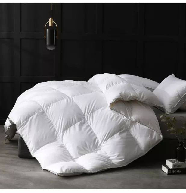 APSMILE UltraSoft Goose Feather Down Comforter 750FP Collect Duvet Insert King