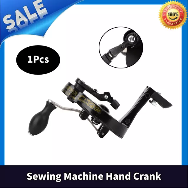Metal Hand Crank Handcrank Handle For Singer Spoked Wheel Treadle Sewing Machine