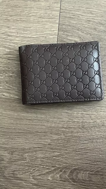 GUCCI GG MICROGUCCISSIMA Bifold T. Moro Brown Wallet 292534 BMJ1N 2044