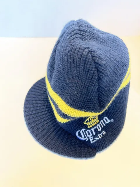 Corona Extra Winter Hat Toque Beer Cold Weather Head Wear Warm