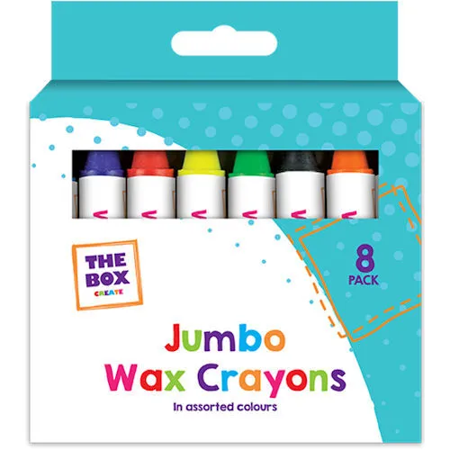 Kids Jumbo Wax Crayons Safe Non Toxic Toddler First Crayons Easy