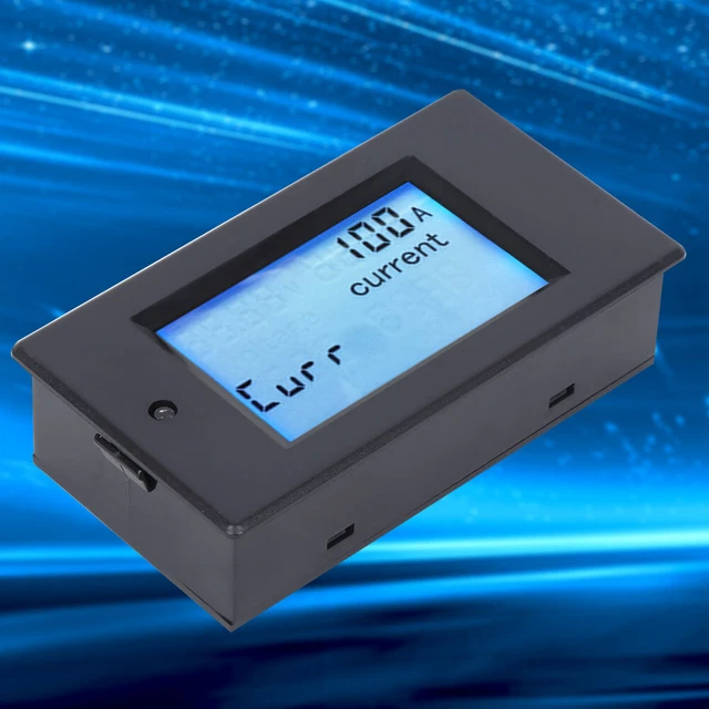 Digital DC Voltage Current Power Frequency Meter Factor Detector W/LCD Display