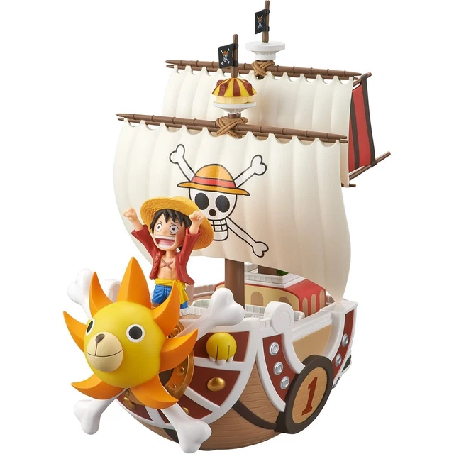 BANPRESTO ONE PIECE MONKEY LUFFY & THOUSAND SUNNY World Collectable