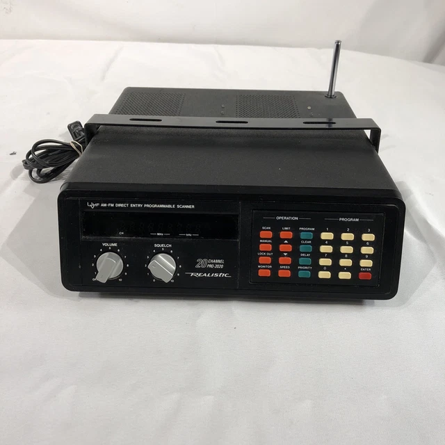 Scanner Realistic Pro 2020 – 20 Canaux – UHF/VHF/AM-FM – Entrée Directe – Japon