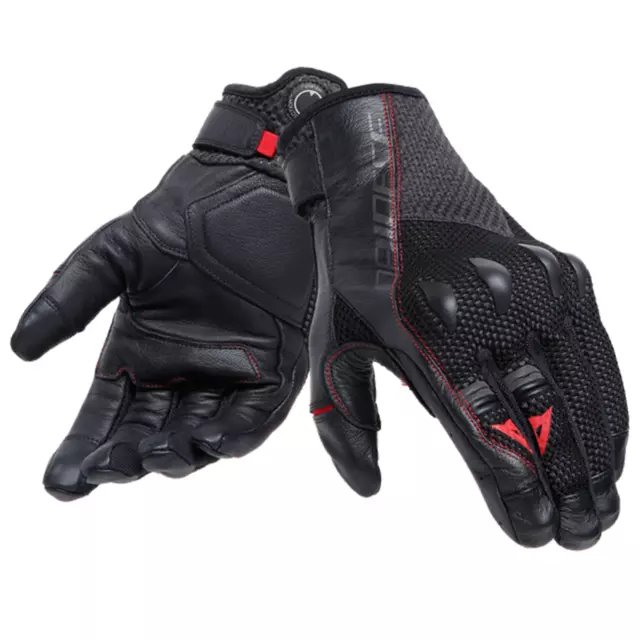 Dainese Karakum Ergo-Tek Magic Connection Motorcycle Gloves Black/Black