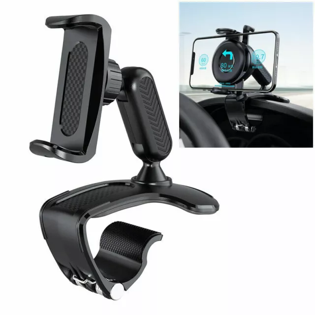 Car Dashboard Mount Phone Holder Stand Clip on Cradle Universal Cell Phone GPS