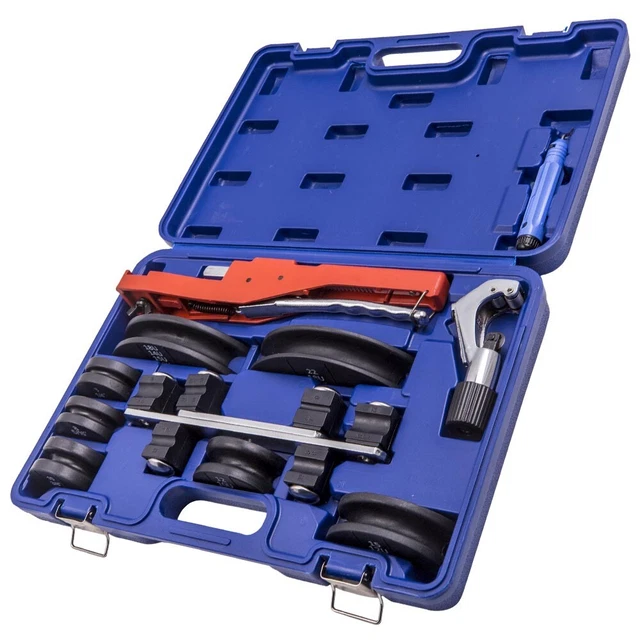PIPE BENDER HVAC Refrigeration Ratchet Tube Bending Tool Kit 1/2'' 1/4 ...